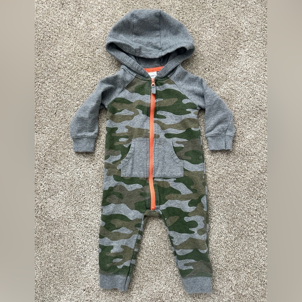 Carter's Green Camo One Piece